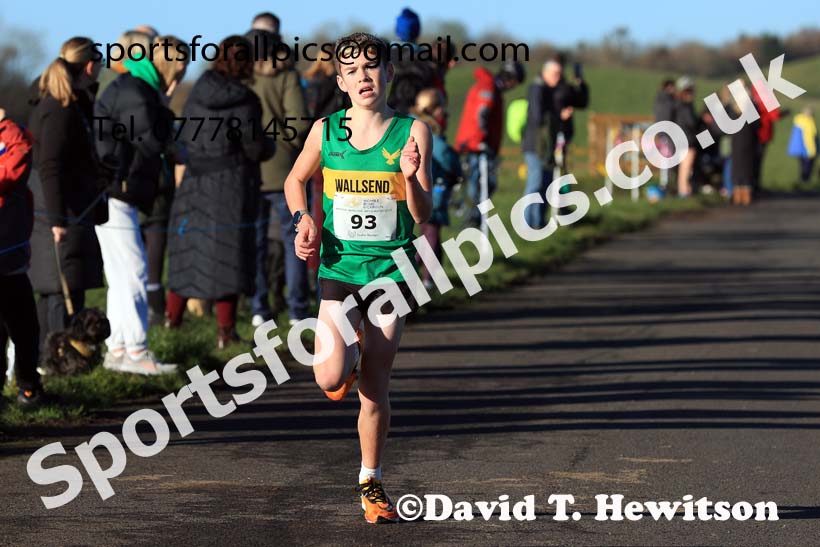 Boys and Girls under-15s 2023 Heaton Memorial 10k Road Race, Newcastle Town Moor, Newcastle.  Photo: David T. Hewitson/Sports for All Pics